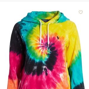 Polo Ralph Lauren tie dye sweatshirt hoodie xtra Small